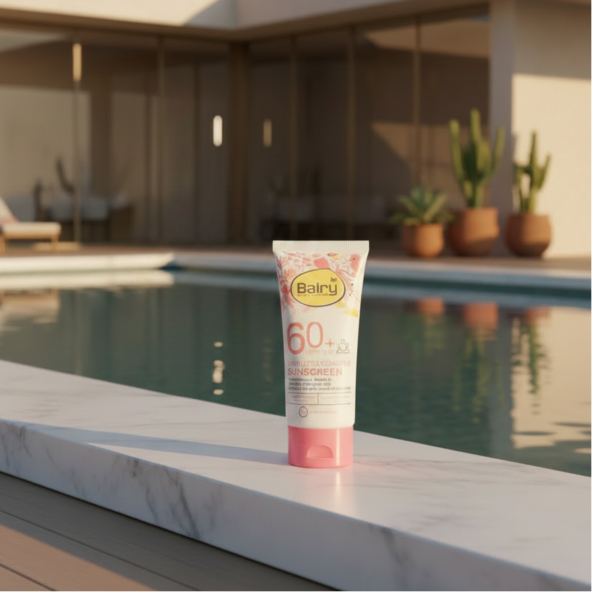 Balry SPF 60+ Ultra Sensitive Sunscreen for sensitive skin with UVA and UVB protection