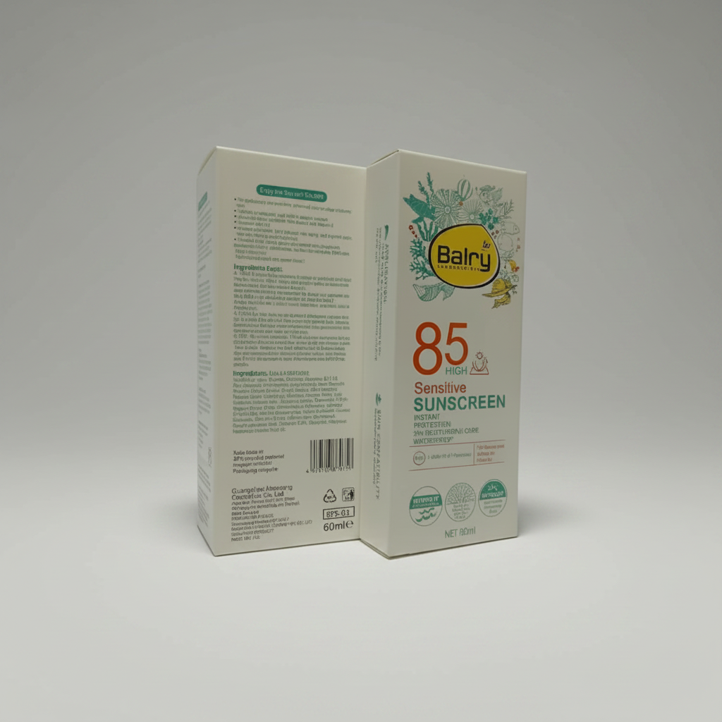 Balry SPF 85 High Sensitive Sunscreen 60ml with UVA UVB and IR-A protection