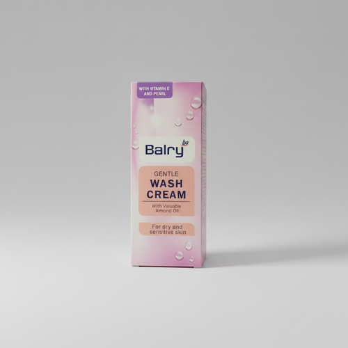 Balry Gentle Wash Cream with Almond Oil Vitamin E for dry and sensitive skin