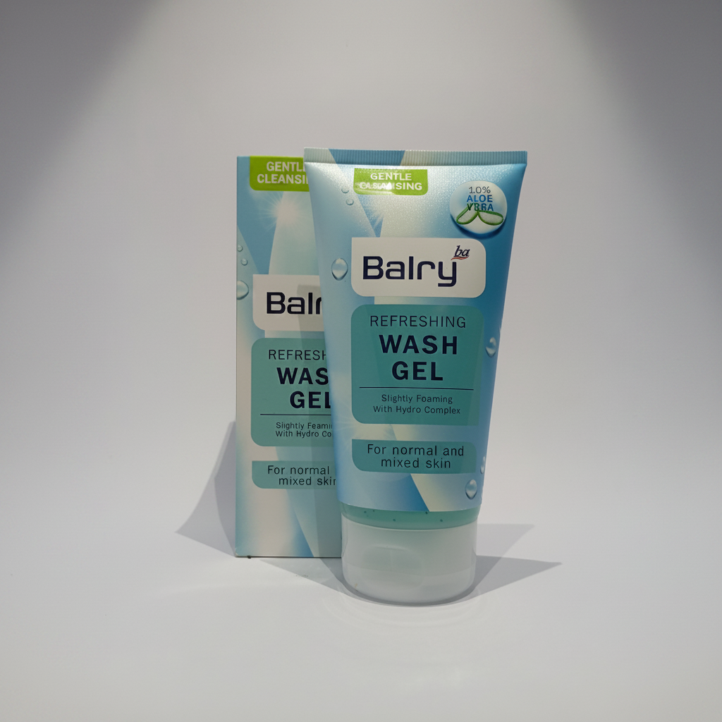 Balry Refreshing Wash Gel with 10% Aloe Vera for normal and mixed skin